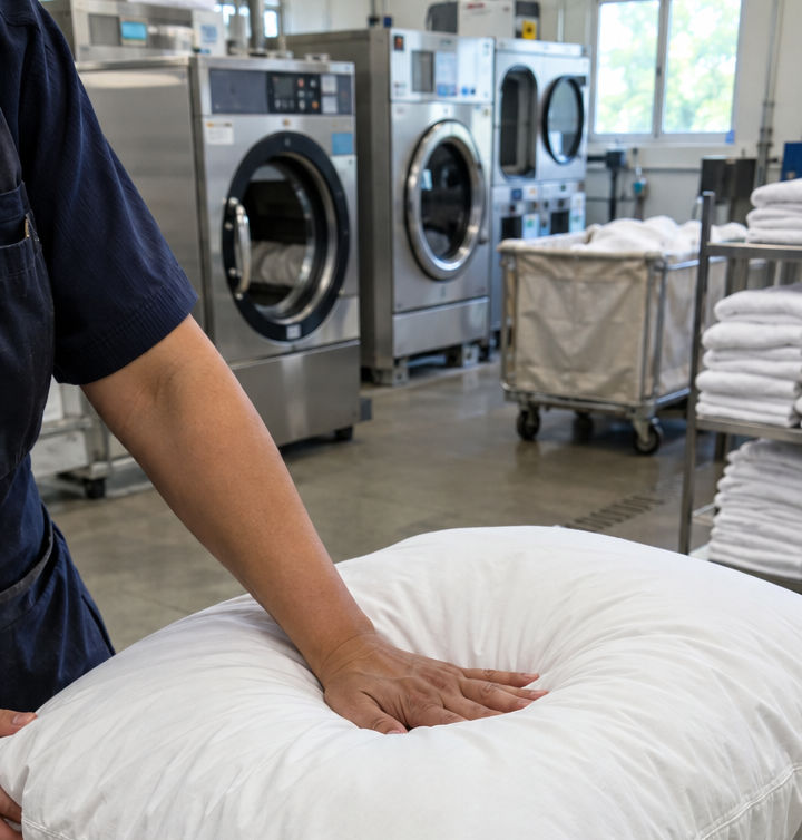 Reason 3: It Survives Industrial Laundering and Still Bounces Back