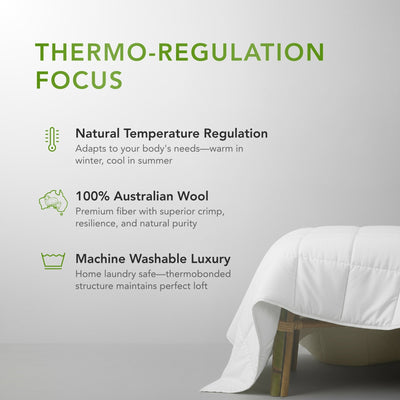Australian Wool Duvet - Ecocomfort