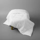 Cotton down alternative duvet, top view